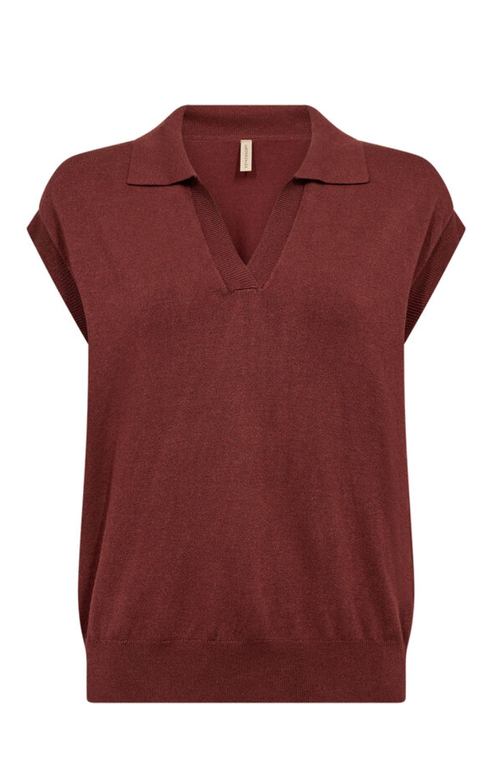 Soyaconcept Dollie Vest Madder Brown