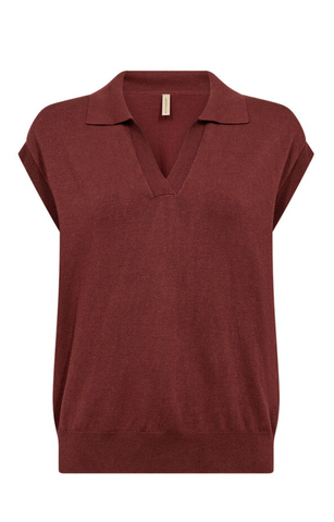 Soyaconcept Dollie Vest Madder Brown