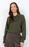 Soyaconcept Banu Collared Shirt Forest Night