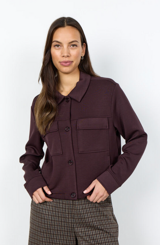 Soyaconcept Banu Jacket Chocolate Plum