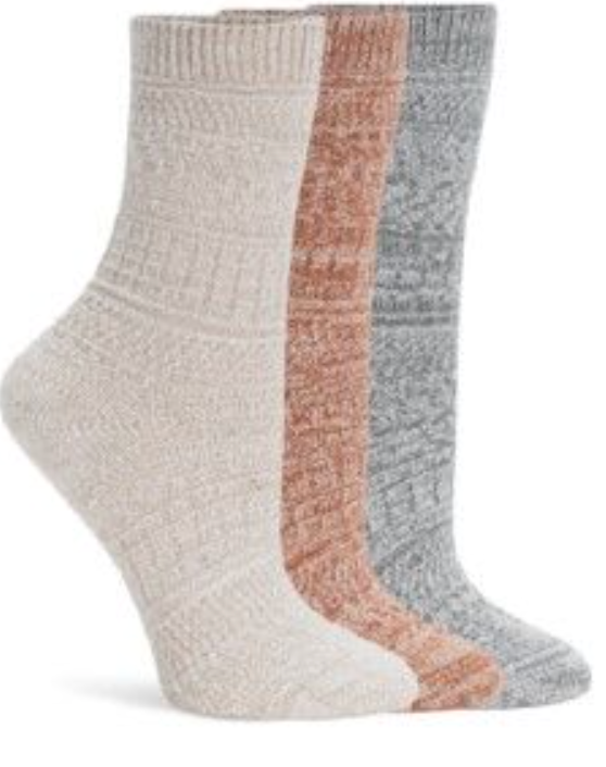 Lemon Soft Cabin Crew Socks Taupe