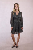Molly Bracken Tammie Sparkle Dress Gunmetal