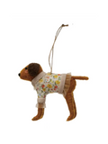 Creative Co Op Wool Felt Dog Ornament