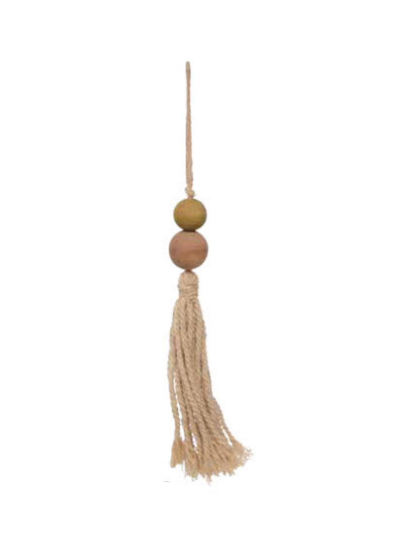 Creative Co Op Tassle Ornament