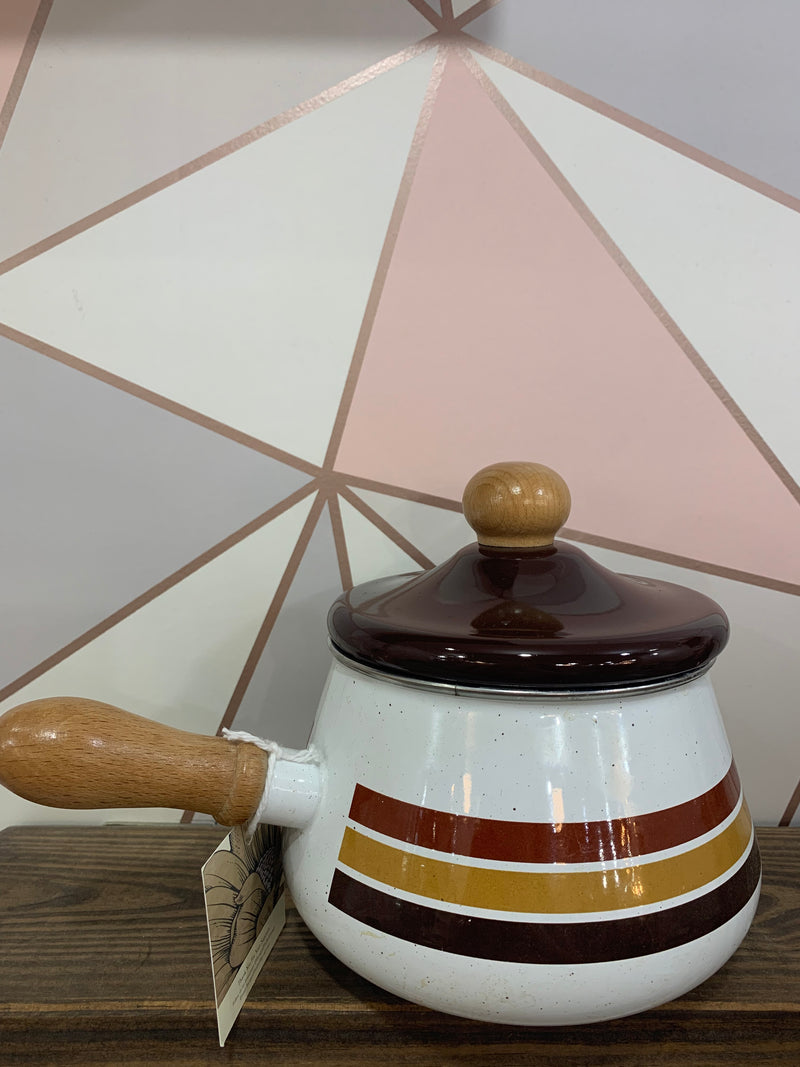 Foraged Thrifts Enamel Pot