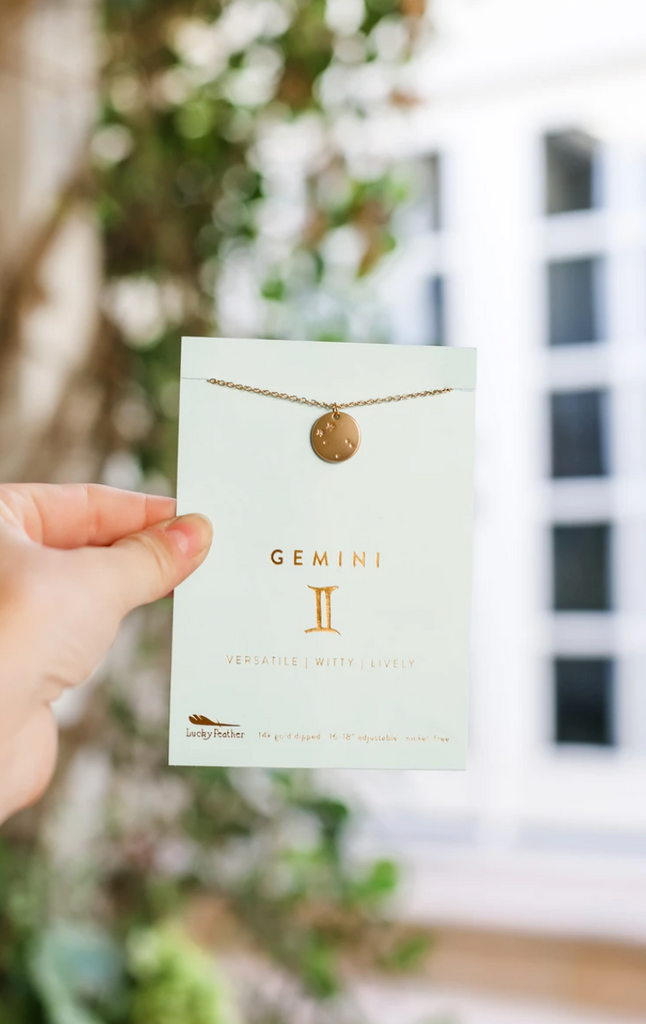 Lucky Feather Gemini Necklace Shop Harrow