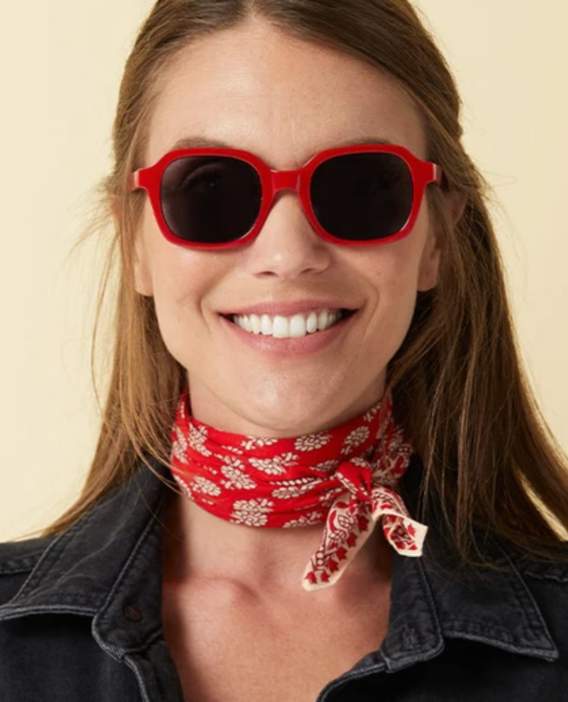 Peepers Jet Set Red Sunglasses