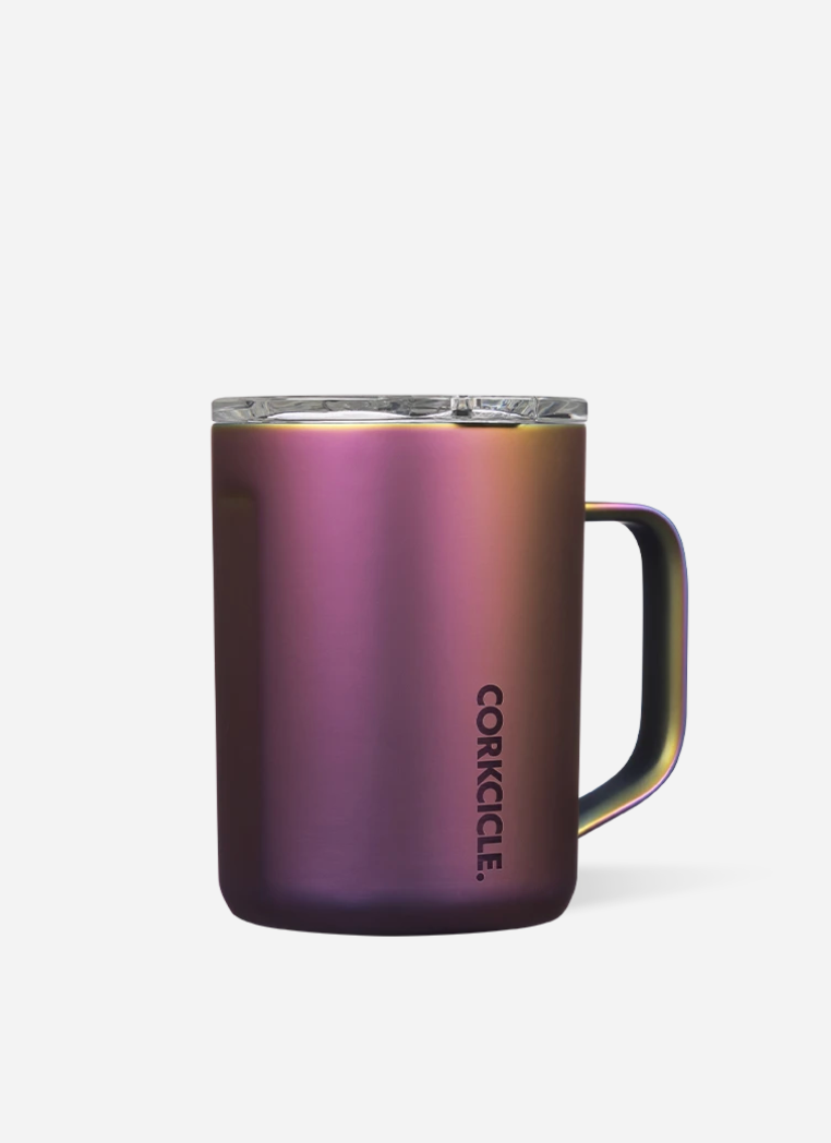 Corkcicle Commuter Cup Insulated Stainless Steel Spill Proof Travel Coffee  Mug Keeps Beverages Cold for 9 Hours and Hot for 3 Hours, Nebula, 17 oz