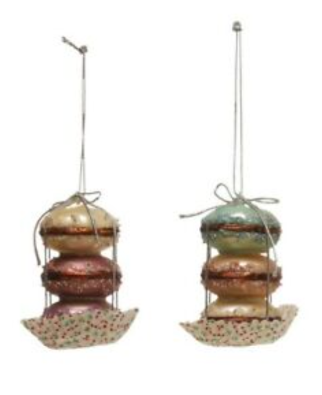Creative Co Op Macaron Ornament