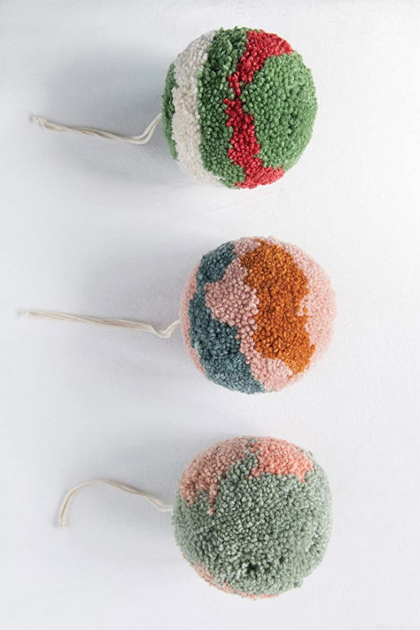 Creative Co Op Pom Pom Ornament