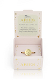 Lucky Feather Aries Ring