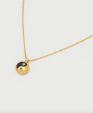 Estella Bartlett Yellow Gold Yin Yang Necklace