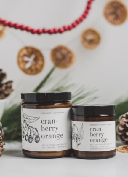 Broken Top Cranberry Orange 4oz Candle