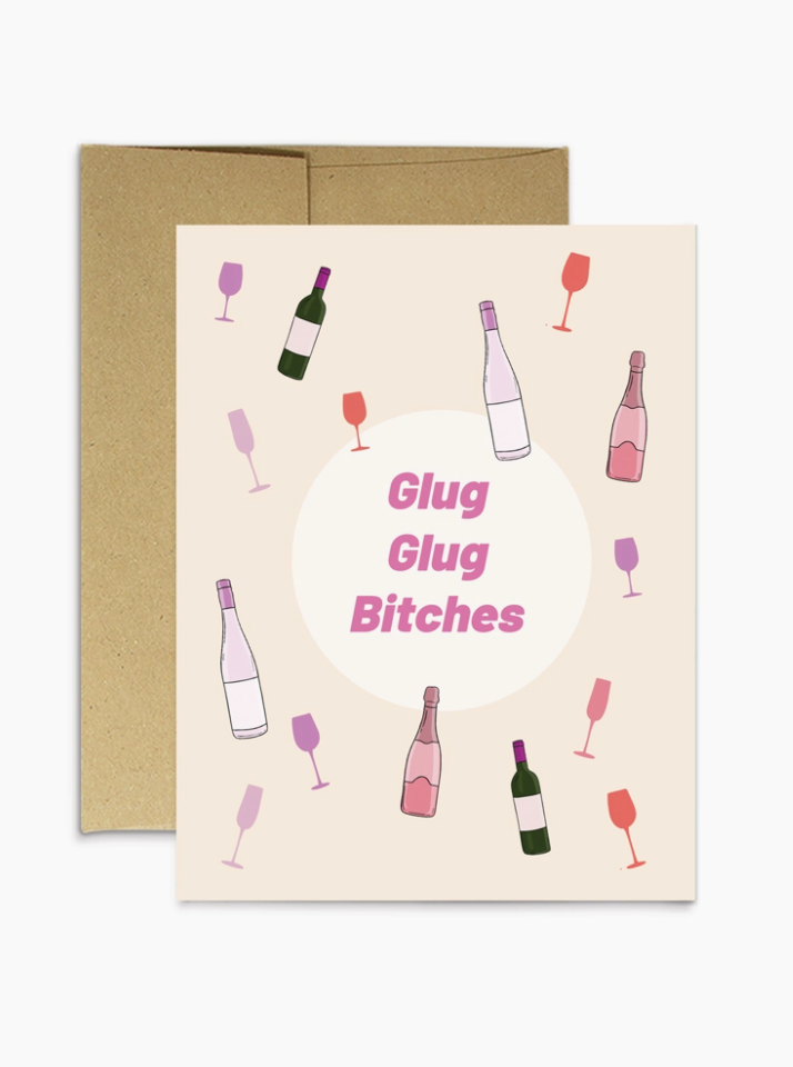 Party Mountain Glug Glug Card