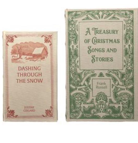 Creative Co Op Set Of 2 Christmas Book Storage
