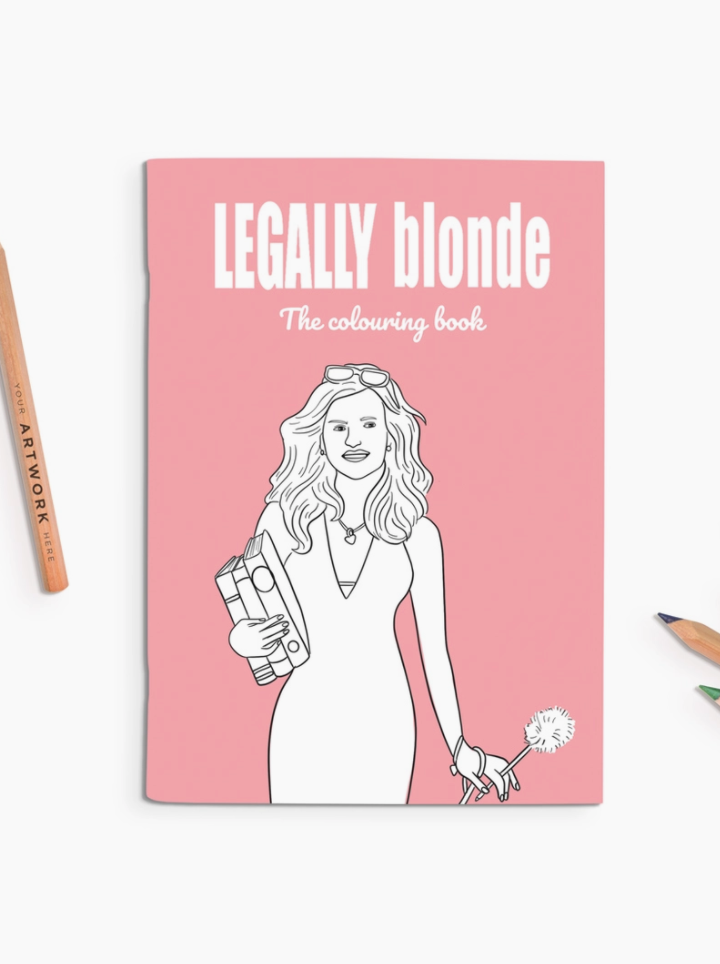 Party Mountain Paper Legally Blonde Colouring Book