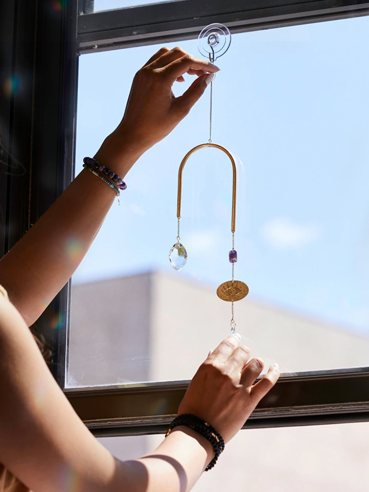 Scout Suncatcher Evil Eye Amethyst
