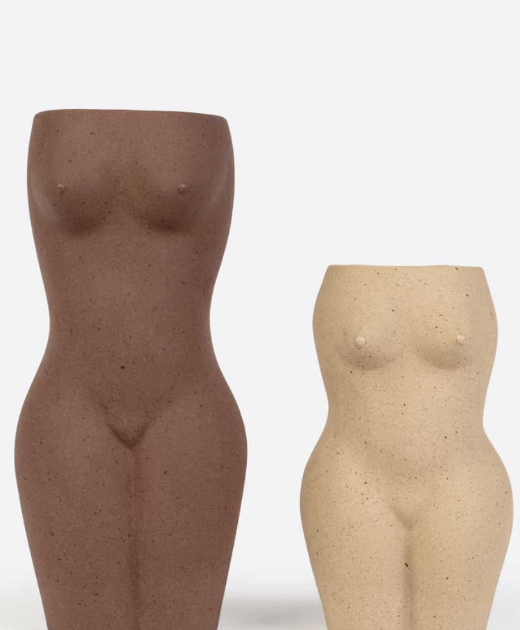 DOIY Body Vase Small White