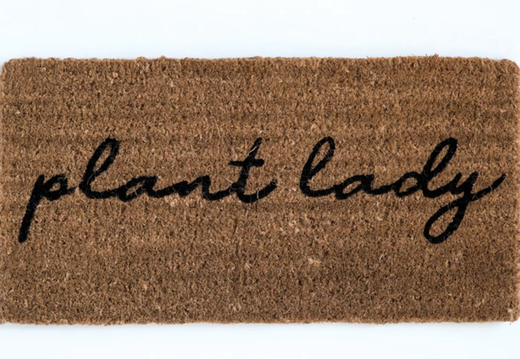 Creative Co Op Plant Lady Doormat