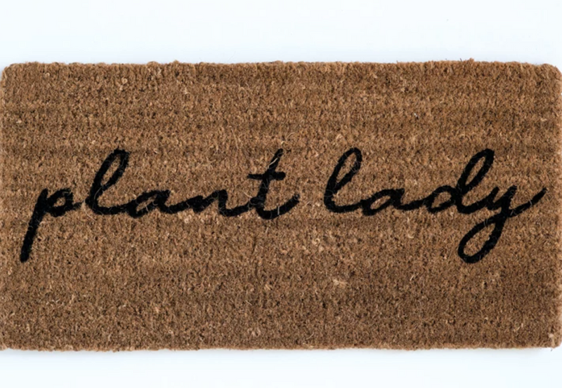 Creative Co Op Plant Lady Doormat