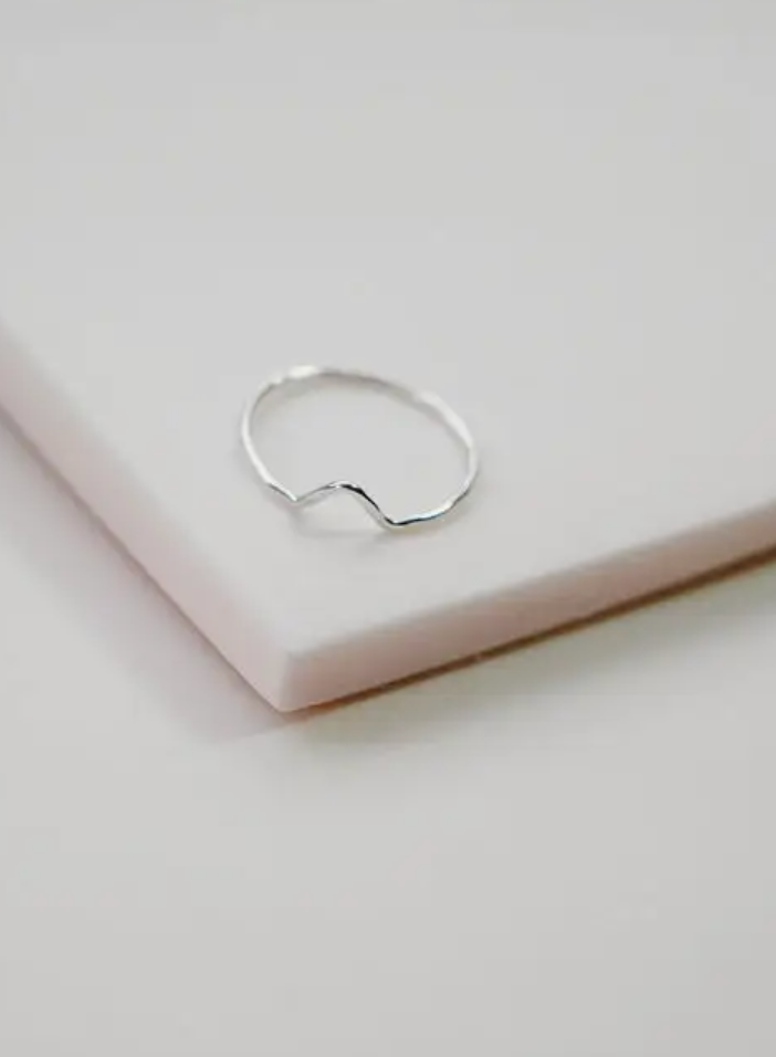 Devi Arts Silver Mini Mountain Ring