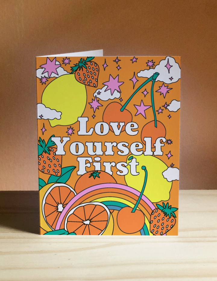 Ash + Chess Love Yourself First Card
