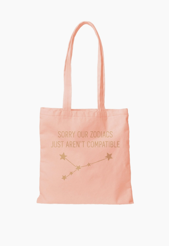 Talking Out Of Turn Canvas Tote Zodiacs