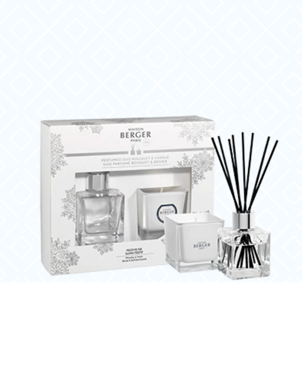 Maison Berger Festive Fir Candle & Reed Duo Pack
