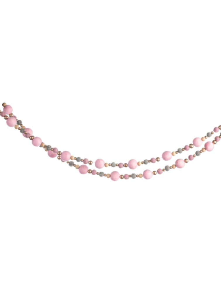 Karma Felt Garland Winter Blush