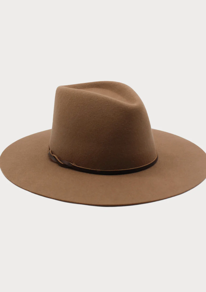 Ace Of Something Jumbuck Crown Fedora Nut