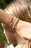 Estella Bartlett Woven Star Charm Bracelet Gold