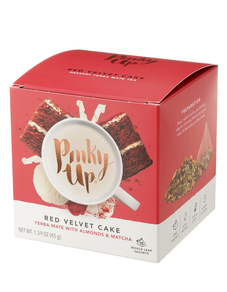 Pinky Up Tea Pyramid Tea Packs Red Velvet Cake