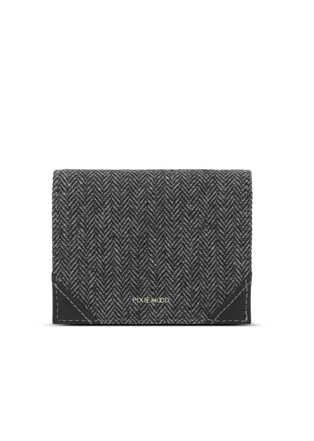 Pixie Mood Anna Wallet Vegan Grey Wool