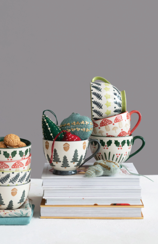 Creative Co Op Patterned Teacup