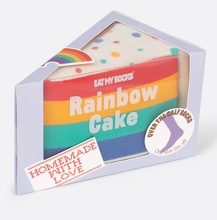DOIY Rainbow Cake Socks