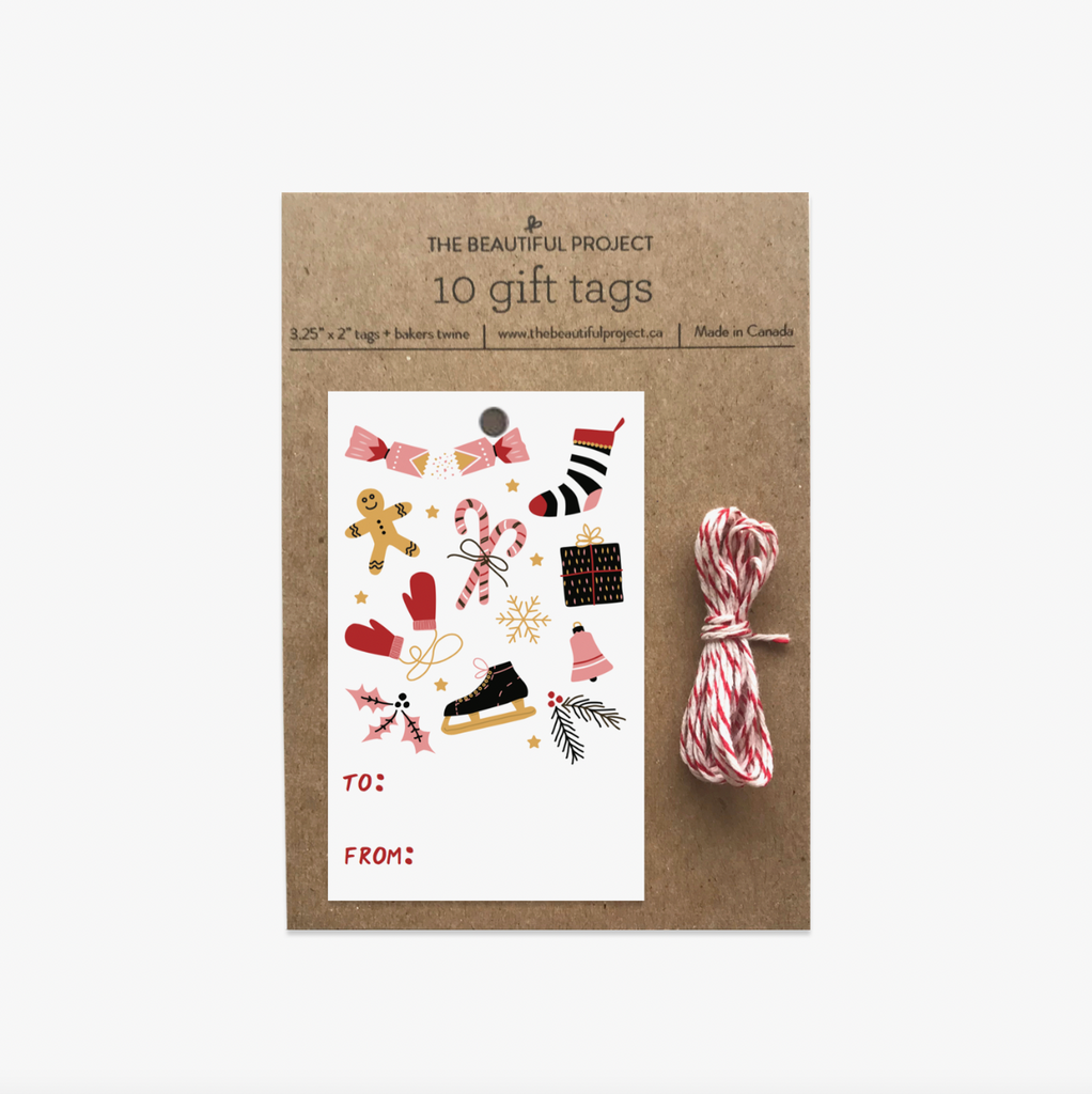 The Beautiful Project Christmas Winter Holiday Gift Tags