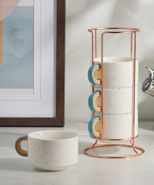 Pinky Up Arc Mug Set With Stand – Shop Harrow
