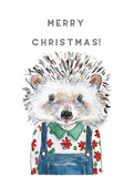 Gloria Ho Hedgehog Christmas Card
