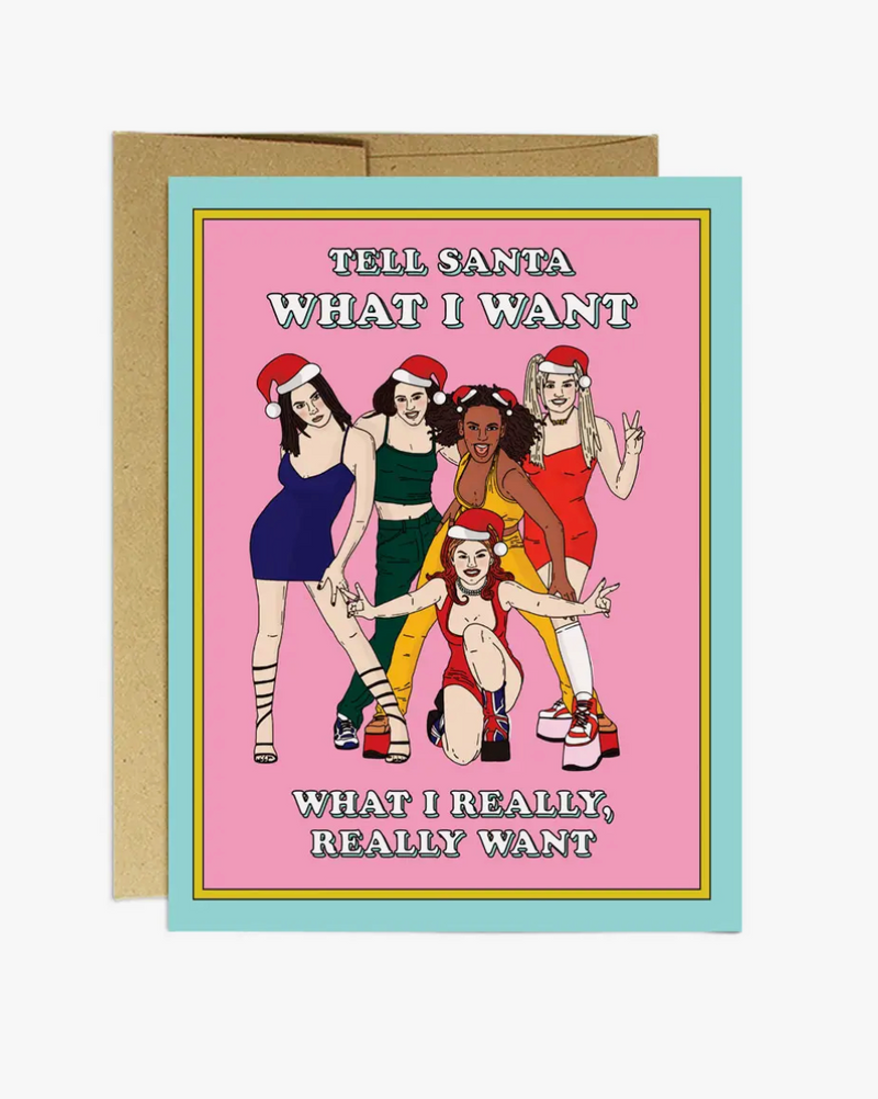 Party Mountain Spice Girls Christmas Card