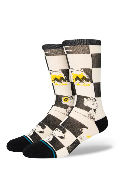 STANCE Peanuts Check Crew Socks