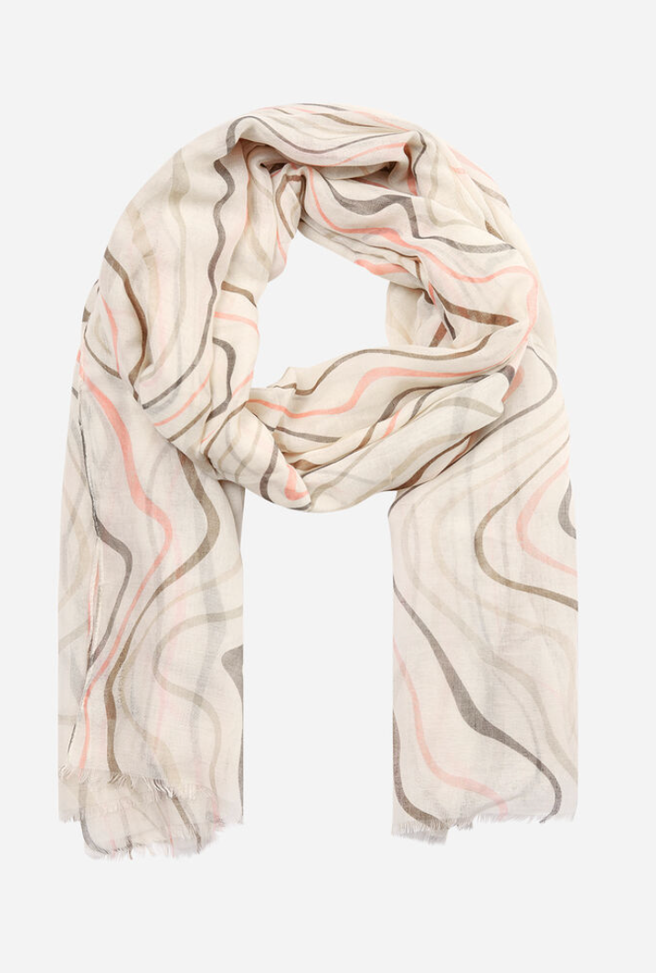 Soyaconcept Kadife Scarf Coral Haze