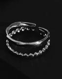 Hackney Nine Tiffany Double Stack Ring