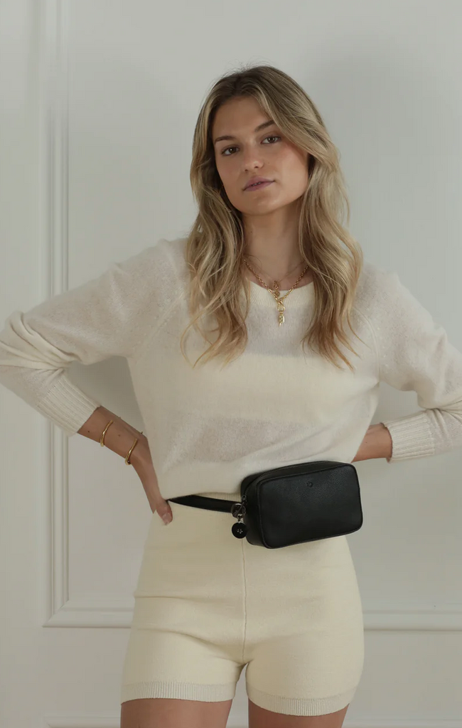 Mango belt 2025 bag black