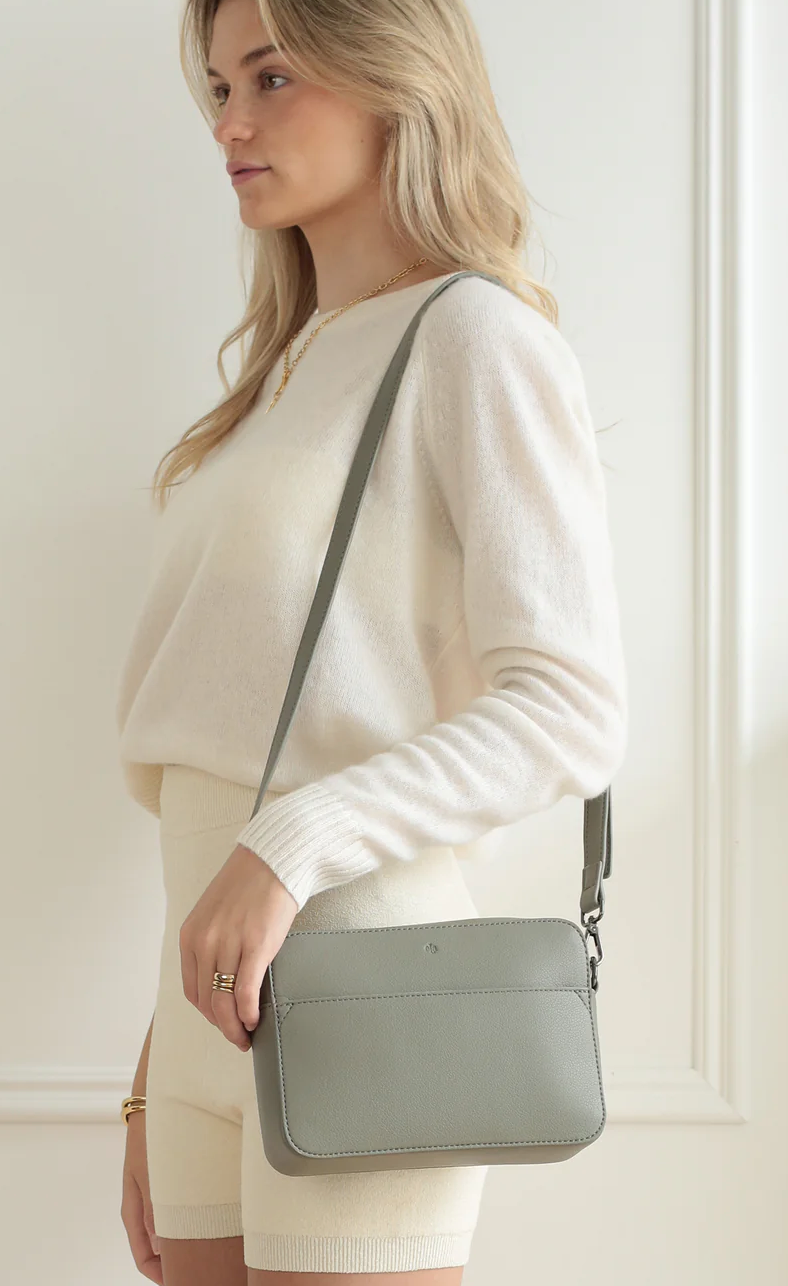Ela Mini Bloom Bag Sage Pebble