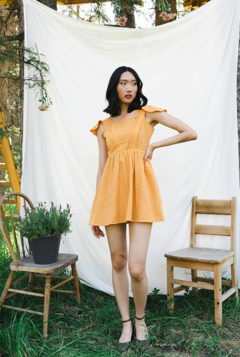 Fireflies For Lanterns Blair Dress Gold