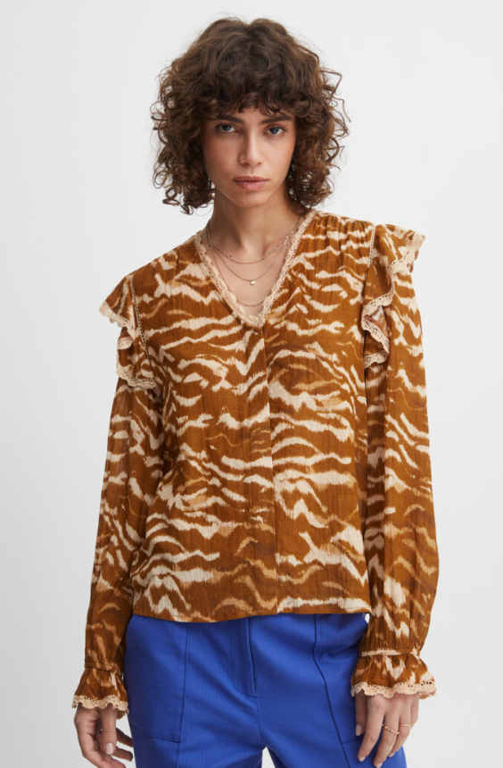 Atelier Reve Ambra Blouse Tortoise Shell