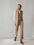 Indi & Cold Check Trouser Camel