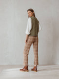 Indi & Cold Check Trouser Camel